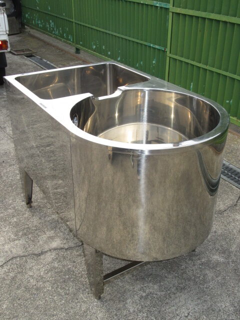 角丸シンク　304ステン　そば