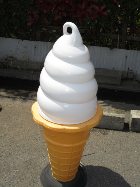 ソフトクリーム　看板（電球付）（2）