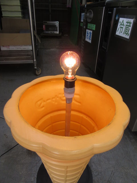 ソフトクリーム　看板（電球付）（4）