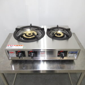 マルゼン　M-212C　二口コンロ　未使用品