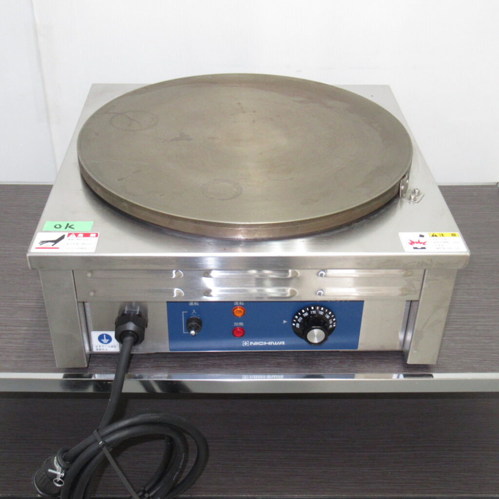ニチワ　CM-410　電気クレープ焼器　2025年