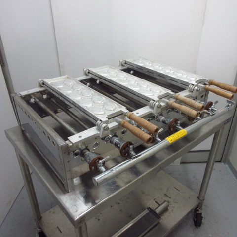 たい焼き機　ミニ3連　LPG（2）